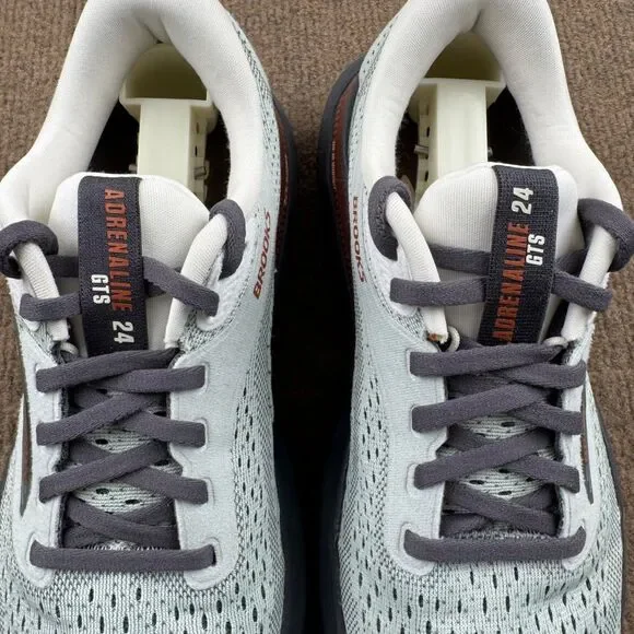 Brooks Adrenaline GTS 24 Shoes Women's 6.5 B Mercury Ebony Copper Running - Picture 9 of 12